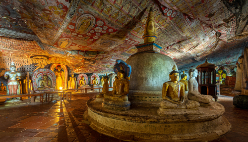 De grottempels van Dambulla 